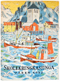 挪威儿童杂志《SKOLEKRINGKASTINGA》封面插画