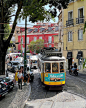 葡萄牙里斯本的夏日街头