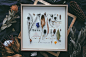 荒石公园自然装置艺术植物装饰画框树叶标本家居相框3535-020308Z-淘宝网