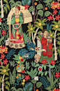 frida's garden fabric by alexander henry: 