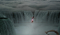 Waters, Movement, River, Action, Human, Rope, Waterfall