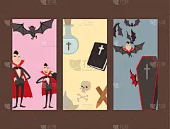 符号,吸血鬼,Vlad VI,卡通,贺卡,红色,怪异,男人