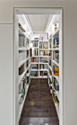 Walk-in closet for books.