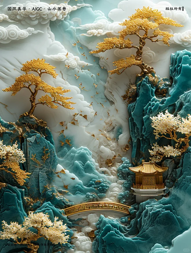 大过年的，开门就见金山玉山 (2)
