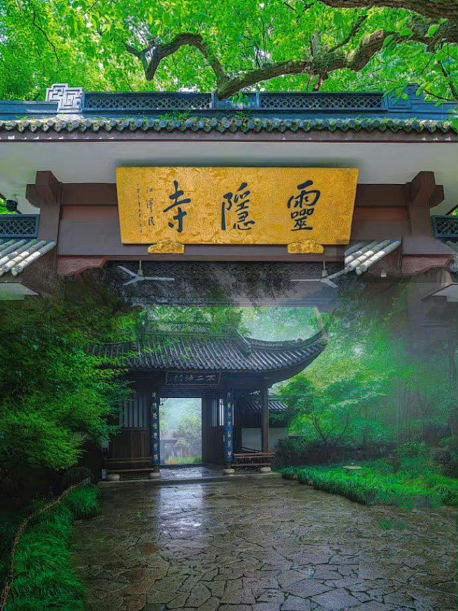 灵隐寺的四季