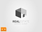 Abstract House Real Estate Logo (Vector)
