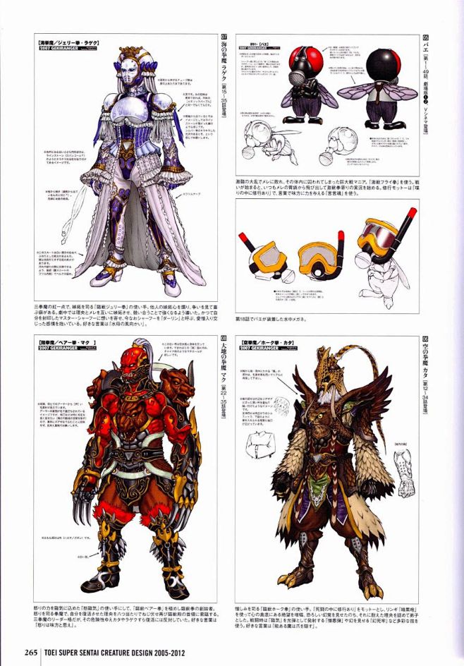 超级战队系列35作品纪念官方图录百化缭乱战队怪人设计大鉴漫画动漫之