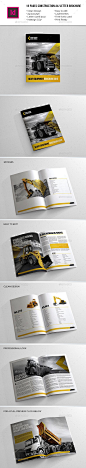 18 Pages Construction A4 / Letter Brochure