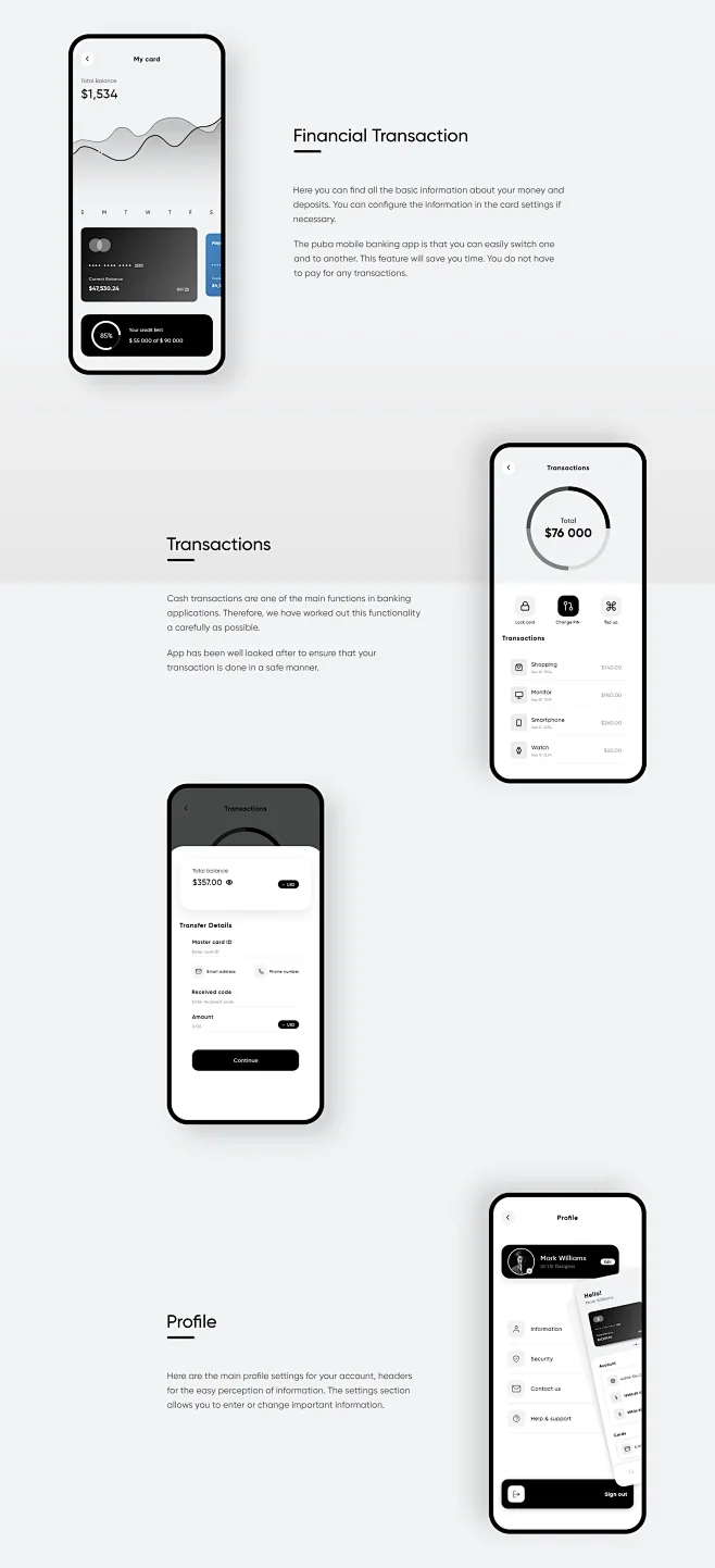 深色UI App 项目 | Behance 上的照片、视频、徽标、插图和品牌-花瓣网