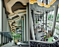WOHA建筑事务所设计的派乐雅酒店Parkroyal Hotel