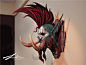 魔兽人物壁挂系列：超赞的沃金伊利丹地狱咆哮挂壁 - 魔兽世界