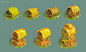 aztecs cartoon grass incas jungle pyramid river Totem Tree  tropics
