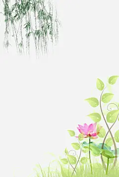 杨柳飘飘免抠素材_元小素 https://iipng.com 垂柳 柳条 柳絮 柳絮飞扬 绿色