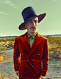 band cactus chapeau colorful desert hat musician portrait Portraiture sand