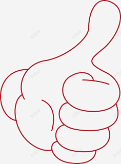 大拇指素材