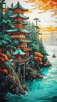 AI绘画_Prompts_Hanzo_A_captivating_painting_of_an_idyllic_beach_scene_with_swa_60313239-f0c3-458a-9fc8-35794e524410_xpanx.com