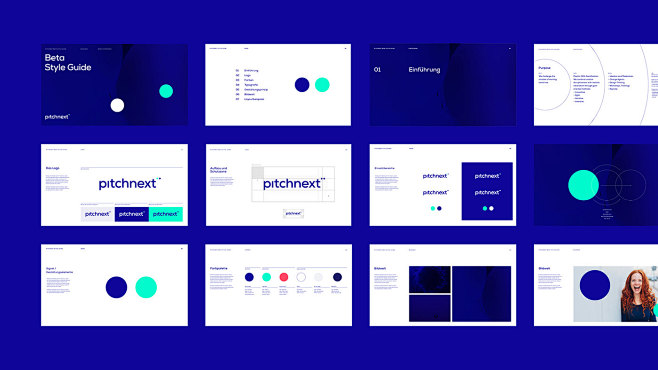 Agile blue branding ...