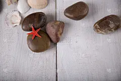 清新纯净的海滨概念