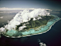 Photo: Aerial view of island of Tahiti