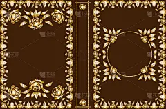 华丽的,简单,边框,书,请柬,高雅,比例,复古