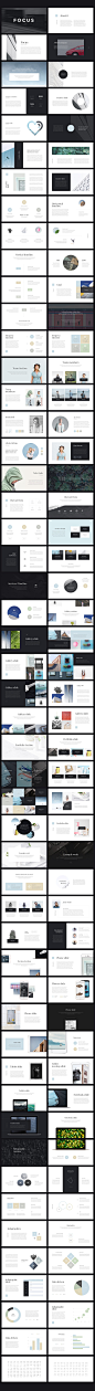 Focus PowerPoint Template + GIFT - Presentations - 10