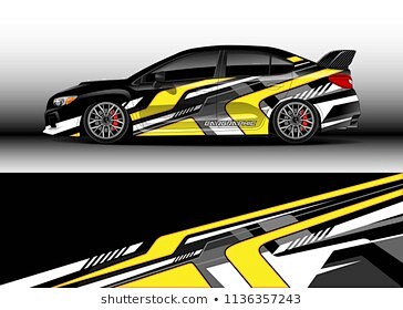 Car decal graphic ve...