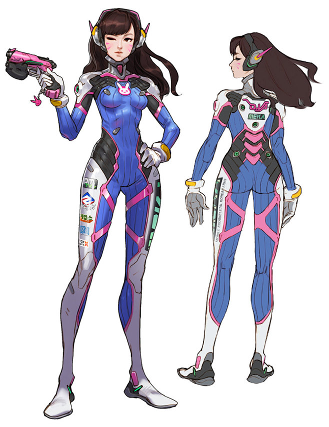 D.Va Concept Art fro...