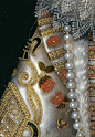 【古典大师的写实油画作品欣赏】 
—— details of Portrait of Isabella- Clara- Eugenia of Spain by Frans Pourbus the Younger