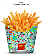 McDonald麦当劳世界杯薯条包装设计