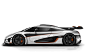 动力方面，One:1搭载一台5.0升V8涡轮增压发动机，可以使用汽油、E85生物燃料和赛车专用燃料，最大功率1341马力，峰值扭矩1371Nm，匹配7速双离合变速器，后轮驱动，最高时速可达440km/h。得益于前397mm六活塞、后380mm四活塞碳陶瓷刹车碟和米其林Cup超宽胎，One:1可在短短10秒内从400km/h全力刹车到静止，而100km/h到静止的刹车距离也仅为28米。