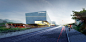 Sports Complex Project for the Daegu-gun Region, Daegu : The Compositional solution. General PlanThe town planning contexture of the designed district is mostly formed under the influence of the local area natural landscape. The streets and roads network 