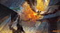 Avacyn's Judgment, Victor Adame : Artwork for Magic: The Gathering
Copyright: Wizards of the Coast 2016
Art Director: Mark Winters

Had a blast doing this, especially the fiery spear!