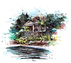 手绘速写 : 手绘写生