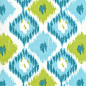 A gorgeous print from Annette Tatum in turquoise and lime.