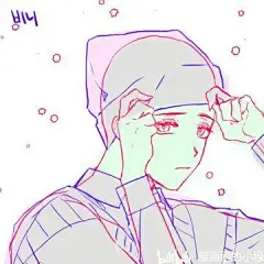 【绘画素材】单身狗逆袭必备，超苏的情侣头像绘制模板~ - 哔哩哔哩 (7)