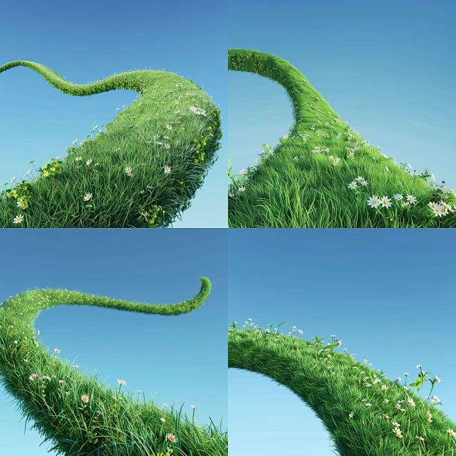 biffle4660_76650_Grass_like_a_ribbon_from_left_to_right_c4d_ren ...