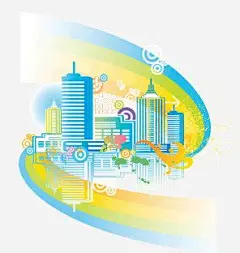 城市剪影高清素材 创意房子 城市剪影 建筑剪影 彩色房子 房子 楼房剪影 元素 免抠png 设计图片 免费下载 页面网页 平面电商 创意素材