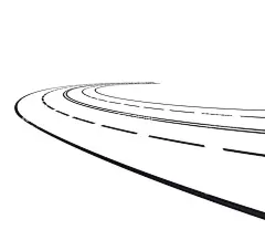 弯道路  - 源文件下载【酷图网】路,线条,道路,弯路,矢量