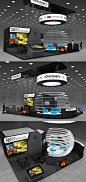 Discovery networks exhibition stand on Behance: 
