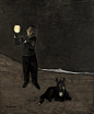 午夜/180x150cm/布面油画/2009年
Midnight, 180×150cm, Oil on canvas, 2009
