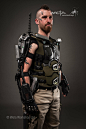 Elysium: Kruger Hulc Suit, Edward Denton : I was the project supervisor at Weta Workshop for the Kruger Hulc Suit on Elysium.

This was my first real project I supervised and it was pretty easy as Tim Tozer and Shari Finn had already figured out the mecha