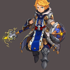 q版圣骑士1q版-人体1雄壮人体2打光3魔法1格斗1设定3插画1欧美战士111