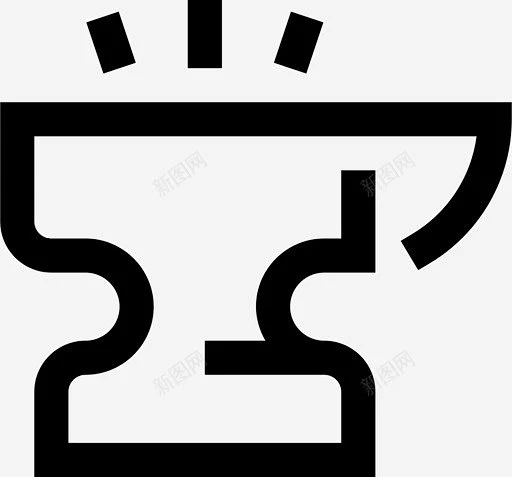 金属加工铁砧锻造图标-花瓣网