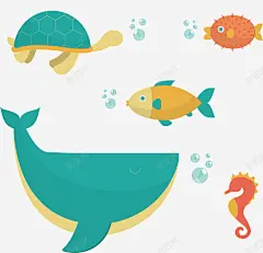 海洋生物矢量图 免抠png 设计图片 免费下载 页面网页 平面电商 创意素材