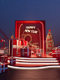 新年美陈 - 小红书