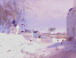 朦胧和高级灰 。丨来自俄罗斯印象派画家 Bato Dugarzhapov 作品