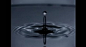 小水滴滴在水中高清实拍视频素材