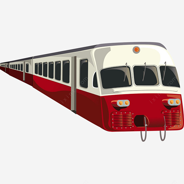 矢量高铁列车插画ai免抠素材_新图网 h...