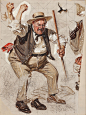 Joseph Christian Leyendecker (1874-1951) 油画手稿