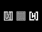 LHI Monogram rebranding logotype grid letter clean mark symbol brand icon monogram minimal identity flat design logo branding vector typography type lettering